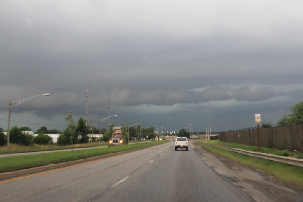 Gewitter über Indianapolis KY